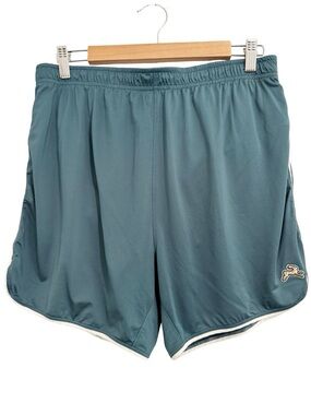 Tracksmith Van Cortlandt Shorts Teal Green Large